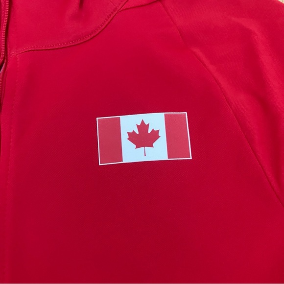 Nike Canada Red Dri-FIT Zip Up Jacket - Picture 3 of 9